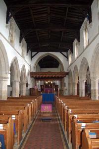 The interior looking east March 2007